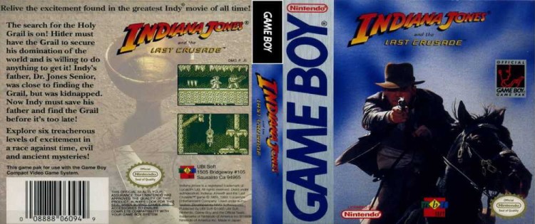 Indiana Jones and the Last Crusade - Game Boy | VideoGameX