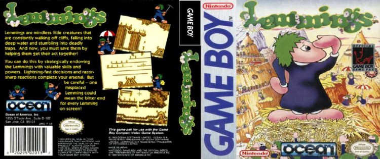 Lemmings - Game Boy | VideoGameX