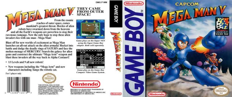 Mega Man V - Game Boy | VideoGameX