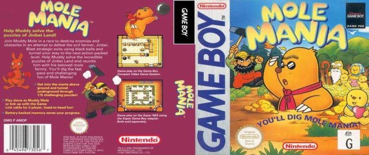 Mole Mania - Game Boy | VideoGameX