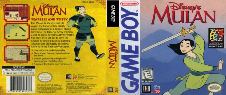 Mulan, Disney's - Game Boy | VideoGameX