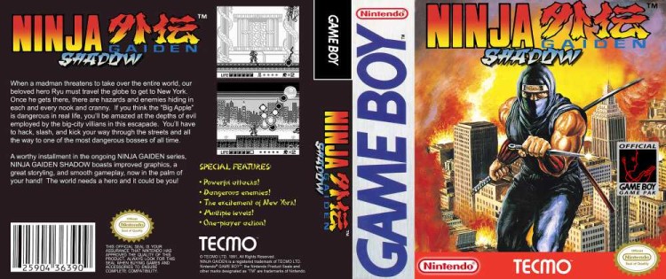 Ninja Gaiden: Shadow - Game Boy | VideoGameX