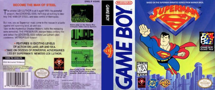 Superman - Game Boy | VideoGameX