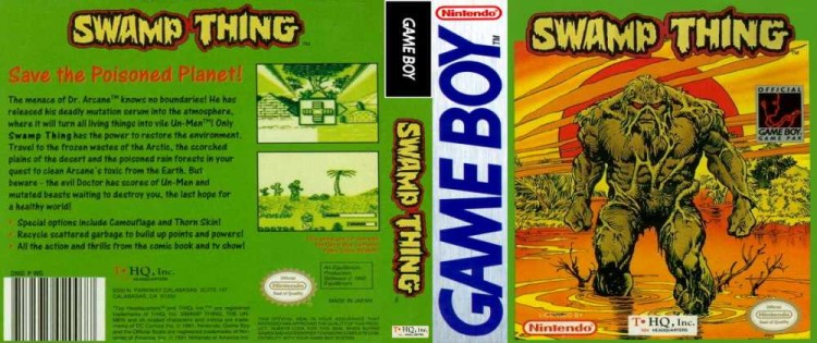 Swamp Thing - Game Boy | VideoGameX