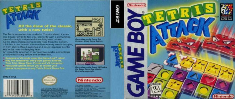 Tetris Attack - Game Boy | VideoGameX