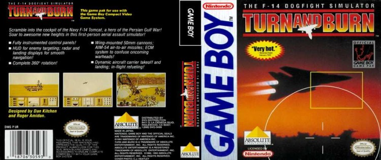 Turn & Burn: The F-14 Dogfight Simulator - Game Boy | VideoGameX