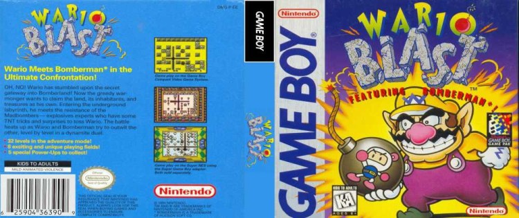 Wario Blast featuring Bomberman - Game Boy | VideoGameX