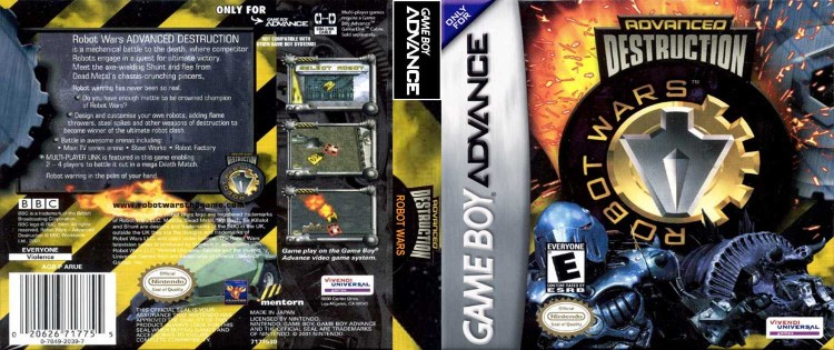 Robot Wars: Advanced Destruction - Game Boy Advance | VideoGameX