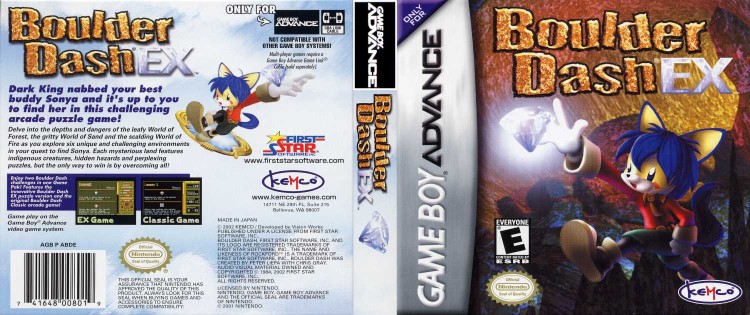 Boulder Dash EX - Game Boy Advance | VideoGameX