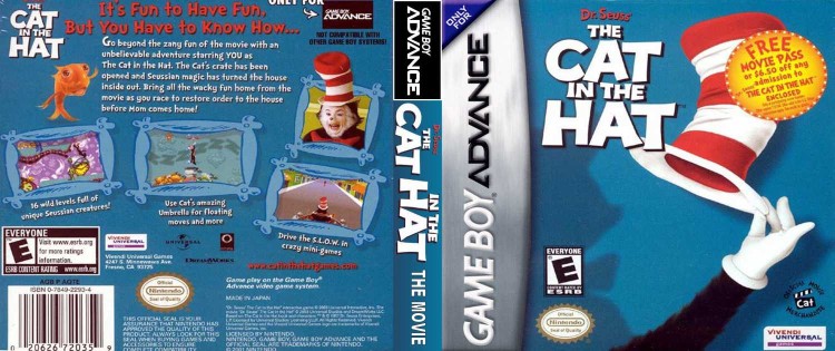 Dr. Seuss' The Cat in the Hat - Game Boy Advance | VideoGameX