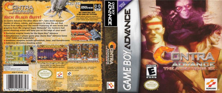 Contra Advance: The Alien Wars EX - Game Boy Advance | VideoGameX