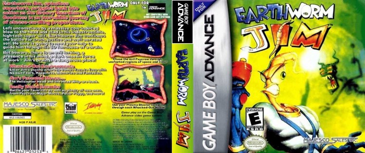 Earthworm Jim - Game Boy Advance | VideoGameX