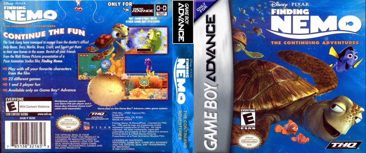 Finding Nemo: The Continuing Adventures - Game Boy Advance | VideoGameX