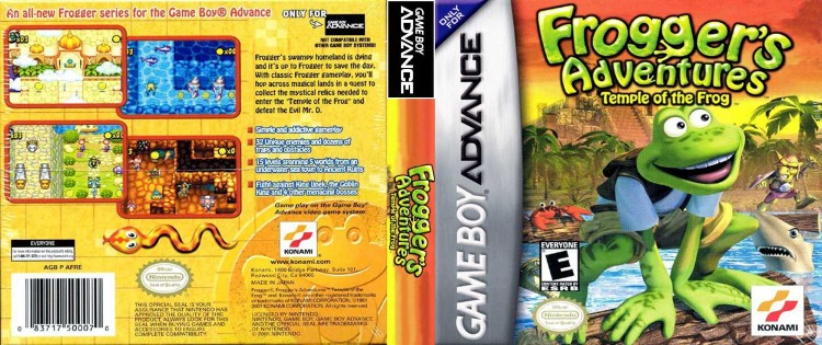 Frogger's Adventures: Temple of the Frog - Game Boy Advance | VideoGameX