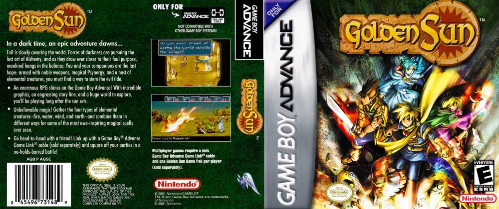 Golden Sun - Game Boy Advance | VideoGameX