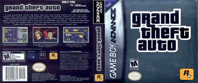 Grand Theft Auto - Game Boy Advance | VideoGameX