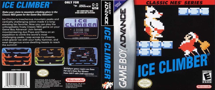 Classic NES Series: Ice Climber - Game Boy Advance | VideoGameX