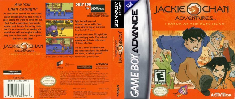 Jackie Chan Adventures: Legend of the Dark Hand - Game Boy Advance | VideoGameX