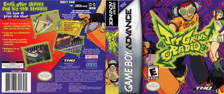 Jet Grind Radio - Game Boy Advance | VideoGameX