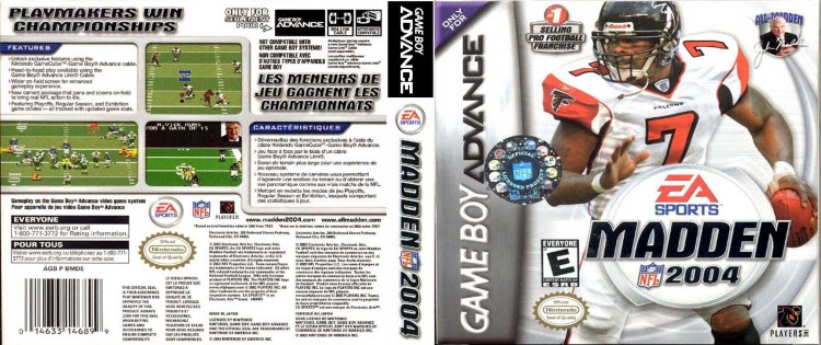 Madden NFL 2004 - Game Boy Advance | VideoGameX