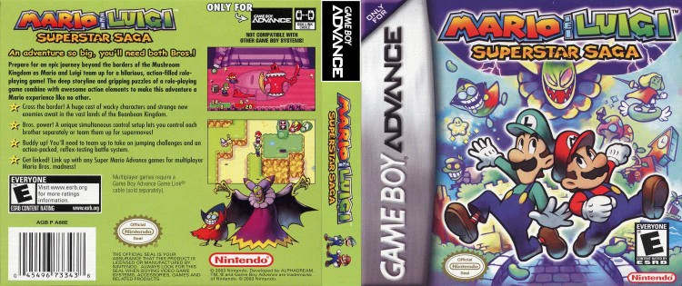Mario & Luigi: Superstar Saga - Game Boy Advance | VideoGameX