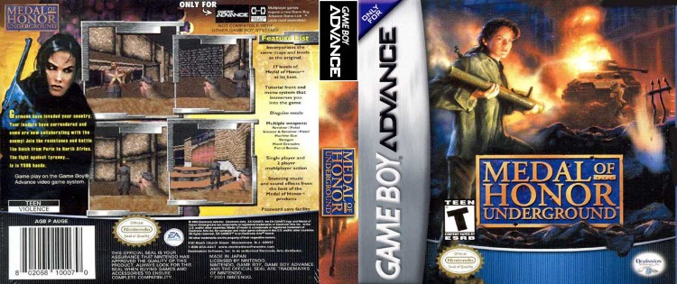 Medal of Honor: Underground - Game Boy Advance | VideoGameX