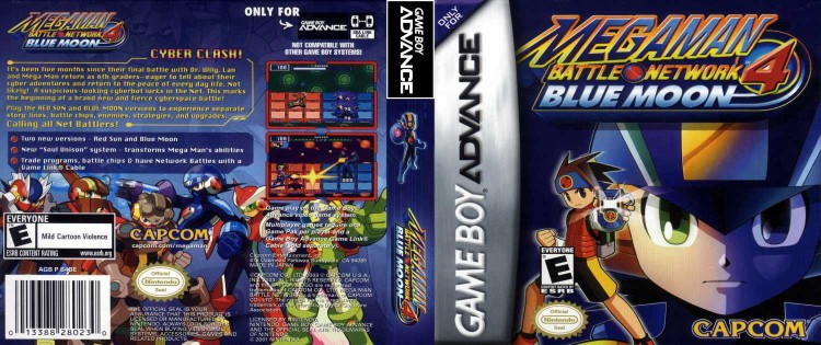 Mega Man Battle Network 4: Blue Moon - Game Boy Advance | VideoGameX