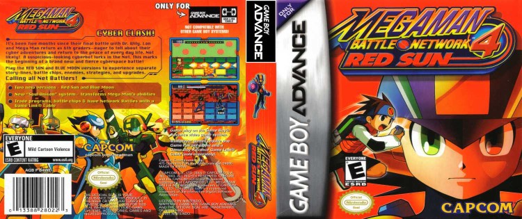 Mega Man Battle Network 4: Red Sun - Game Boy Advance | VideoGameX