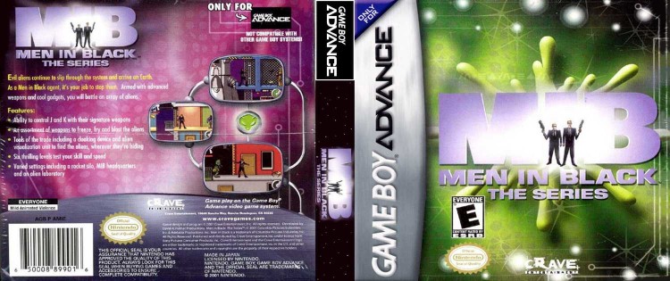 Men in Black: The Series - Game Boy Advance | VideoGameX