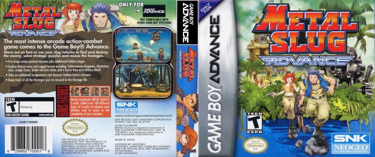 Metal Slug Advance - Game Boy Advance | VideoGameX