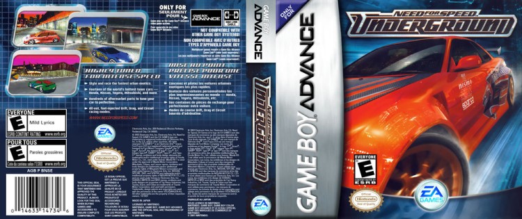 Need for Speed: Underground - Game Boy Advance | VideoGameX