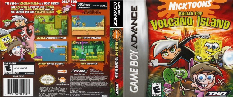 Nicktoons: Battle for Volcano Island - Game Boy Advance | VideoGameX