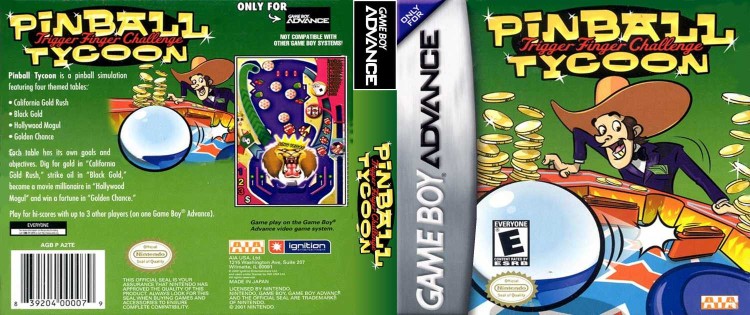 Pinball Tycoon - Game Boy Advance | VideoGameX