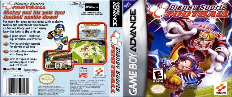 Disney Sports: Football - Game Boy Advance | VideoGameX