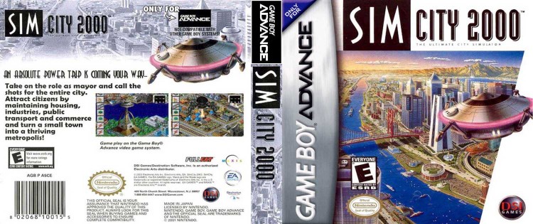 SimCity 2000 - Game Boy Advance | VideoGameX