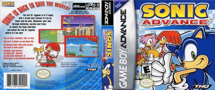 Sonic Advance - Game Boy Advance | VideoGameX