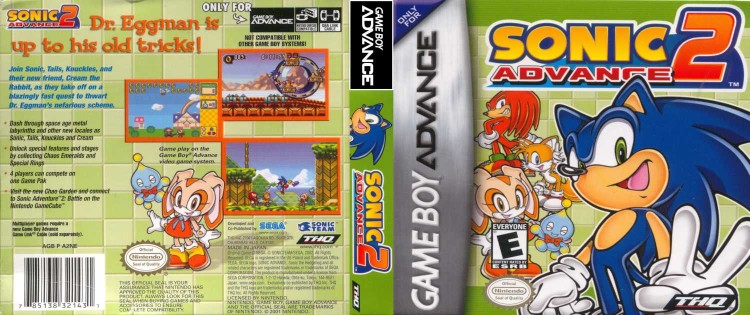 Sonic Advance 2 - Game Boy Advance | VideoGameX