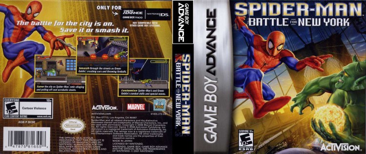 Spider-Man: Battle for New York - Game Boy Advance | VideoGameX