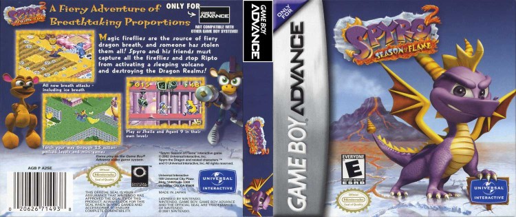 Spyro 2: Season of Flame - Game Boy Advance | VideoGameX