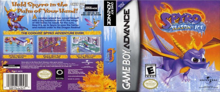 Spyro: Season of Ice - Game Boy Advance | VideoGameX