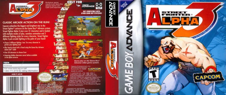 Street Fighter Alpha 3 - Game Boy Advance | VideoGameX