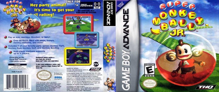 Super Monkey Ball Jr. - Game Boy Advance | VideoGameX