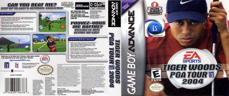 Tiger Woods PGA Tour 2004 - Game Boy Advance | VideoGameX