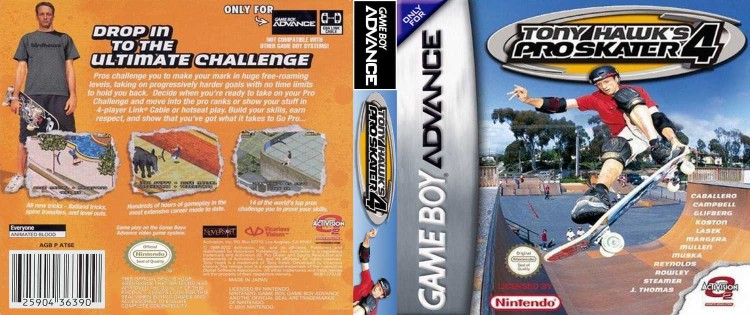 Tony Hawk's Pro Skater 4 - Game Boy Advance | VideoGameX