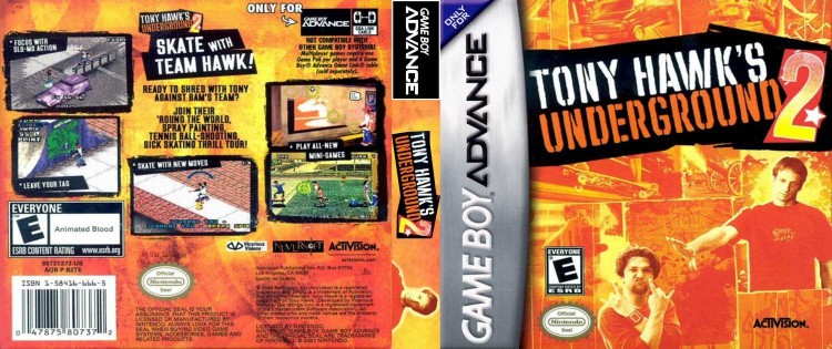 Xin Plays: Tony Hawk's Underground 2 (GBA): Part 1: Boston 