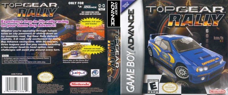 Top Gear Rally - Game Boy Advance | VideoGameX