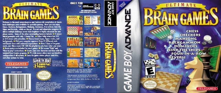 Ultimate Brain Games - Game Boy Advance | VideoGameX