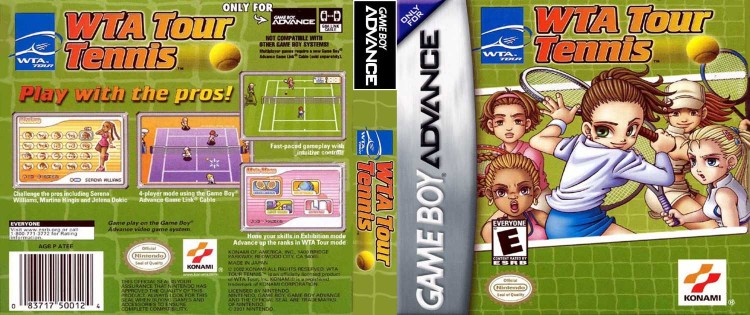 WTA Tour Tennis - Game Boy Advance | VideoGameX