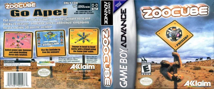ZooCube - Game Boy Advance | VideoGameX