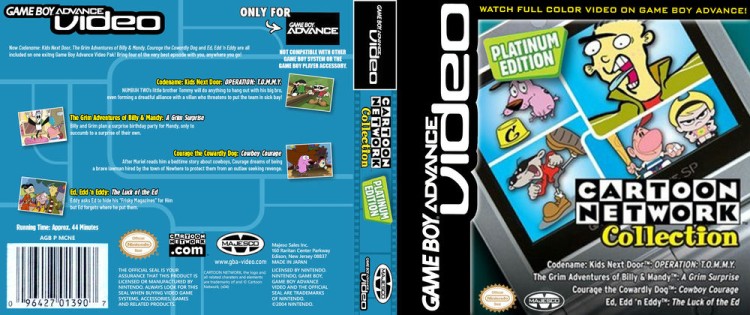 GBA Video: Cartoon Network Collection Platinum Edition - Game Boy Advance | VideoGameX